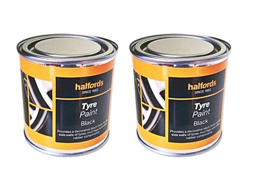 Tyre paint black tire - x,