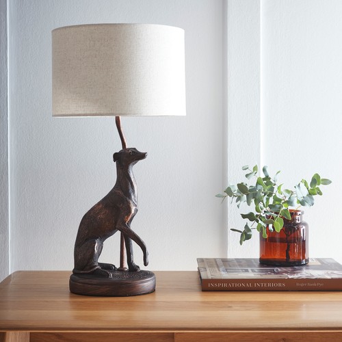 Greyhound animal table lamp - greyhound,