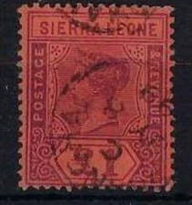 SIERRA LEONE SG53 1896 £1