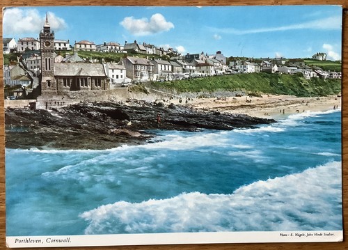 Porthleven coast beach town - beach,