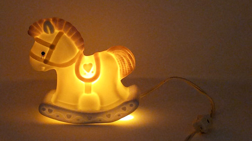 Enesco 1985 baby room - enesco, lamp