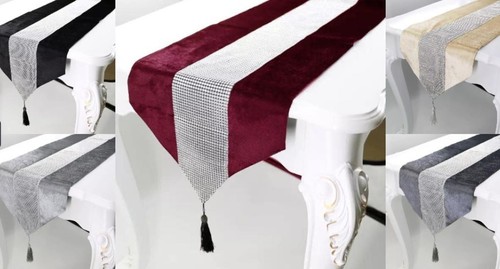 Luxury crushed velvet diamante - luxury,