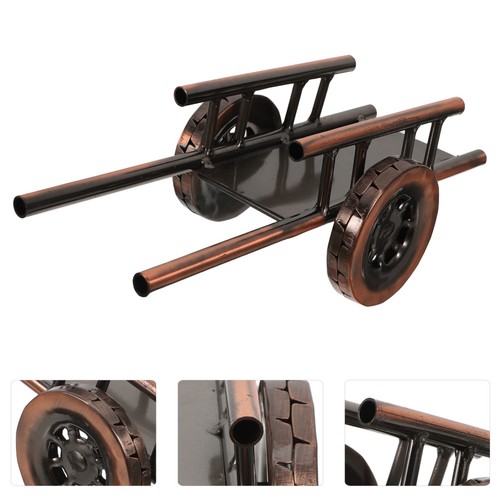 Old fashioned iron trolley - iron,