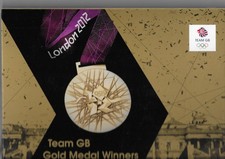 Team GB Gold Medal Winners Stamp Coll'n London 2012 Royal Mail complete/sealed