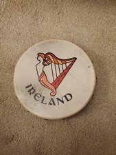 Mini Bodhran 8 inch Irish Drum Ireland Harp Motif no Beater