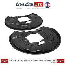 2x Rear Brake Back Plates Mercedes Benz C Class W204 07 to 14 2044211720 New 