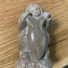 Thorn Inuit Eskimo With Fish Carving