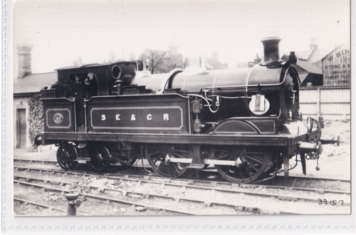 Railway loco number 180 - se&cr,