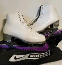 Belati Women’s White Ice Skates Boots With Wilson Blades Size 41  UK 7 