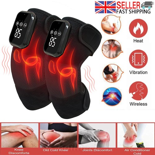Heated knee massager - heated,