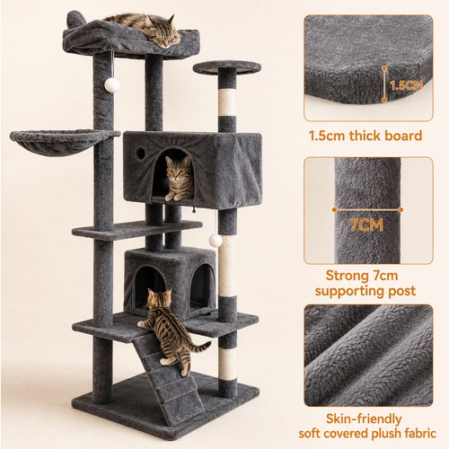 Large cat tree activity centre - large,