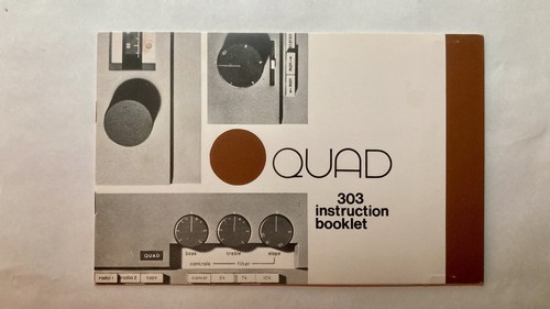 Quad 303 instruction - quad,