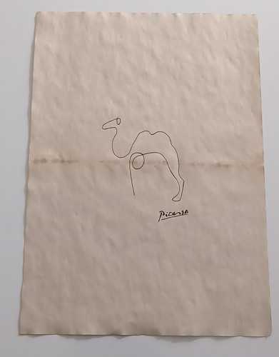 Pablo picasso drawing - on, paper