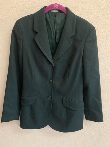 Laura ashley forest green wool - green,