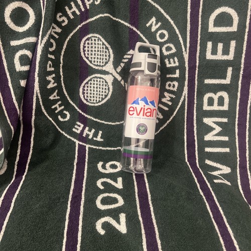 Wimbledon evian water - bottle, &