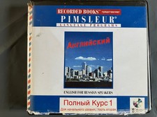 Audiobook Pimsleur Language Programmes English for Russian Speakers 8CDs Used