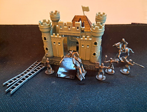 Medieval castles miniature - castles,