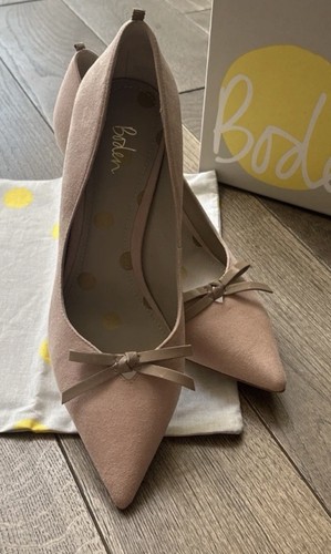 Boden blush pink suede pointed - blush,