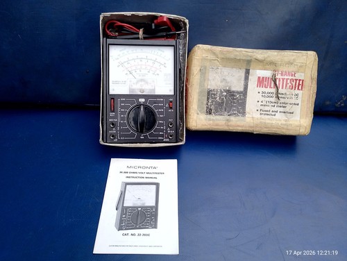 Vintage micronta multimeter - vintage, no