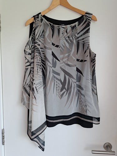 Wallis chiffon overlay - overlay, top