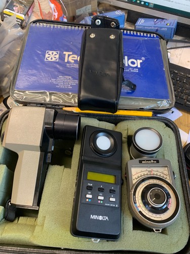 Minolta color meters - x, meters.