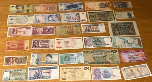 World banknote collection - world,