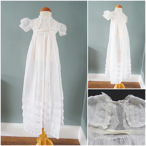 Antique christening dress - antique,