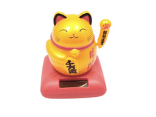 Lucky Cat MANEKI NEKO Beckoning Waving Arm Wealth Prosperity Feng Shui