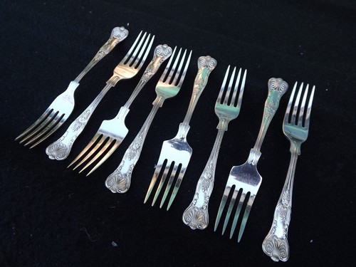 Silver plated kings - 8,
