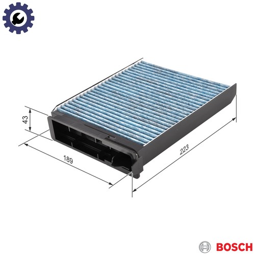 Filter cabin air - 628, 502