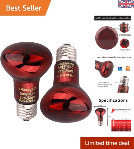 Pack 50w infrared heat lamp - 50w,