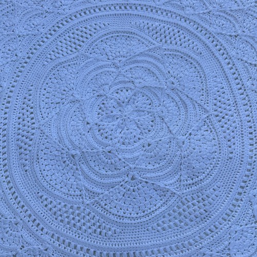 Handmade crochet round white - handmade,