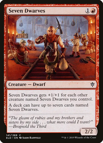 Mtg seven dwarves eld - mtg,