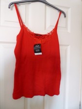 Lady's New F&F Red Vest Cotton