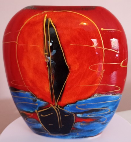 Anita harris purse vase - harris,