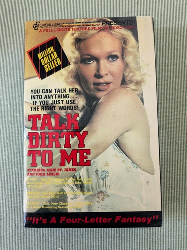 Talk dirty vintage vhs - talk,