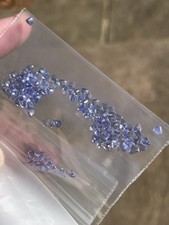 Natural Loose Tanzanite Trillion Cut Eye Clean Gemstones. 110+ stones. 12+ct TCW