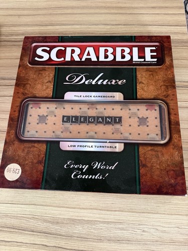 Scrabble deluxe board game - board,
