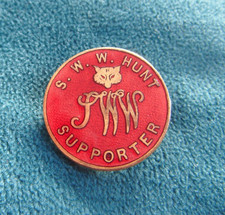 South West Wilts Hunt Supporter hunting members enamel pin badge brooch