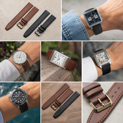 Handmade leather watch - leather,