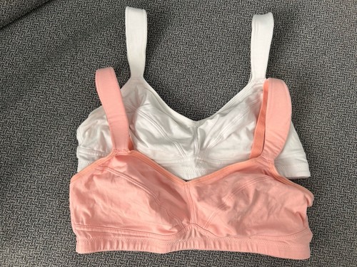 New pink bra white - white, worn