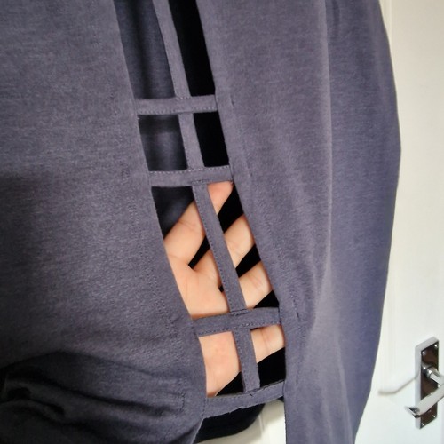 Open back shirt - open,