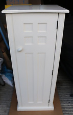 Tall freestanding cupboard  4 sections solid mdf construction - good condition