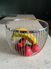 WMF STAINLESS STEEL LARGE FRUIT BOWL BY OLE PALSBY COPENHAGEN (ITEM 19)