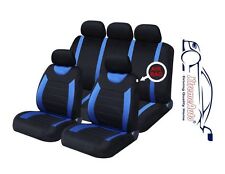 9 PCE Sports Carnaby Blue/ Black Full Set of CAR Seat Covers Toyota Auris Yaris