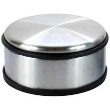 Stainless Steel Door Stopper Heavy Duty Round Door stop 1kg Wedge Medium Metal