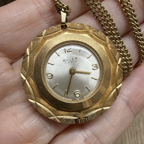 Vintage buler pocket watch - vintage,