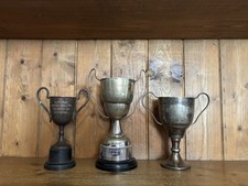 3 x vintage silver plate