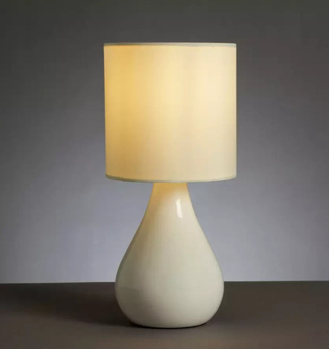 Ceramic table lamps - -, cream