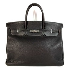 HERMES Birkin 40 Tote Bag, Togo, Unisex, Chocolate, Dark Brown